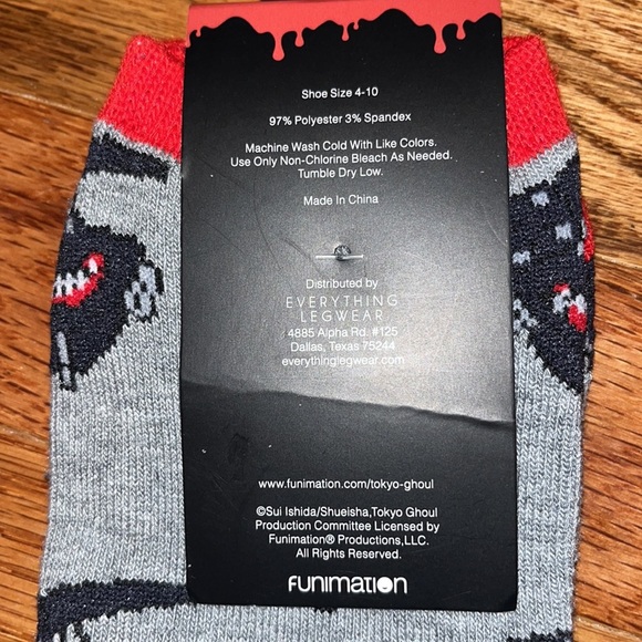 Tokyo Ghoul kaneki mask socks - Picture 3 of 3